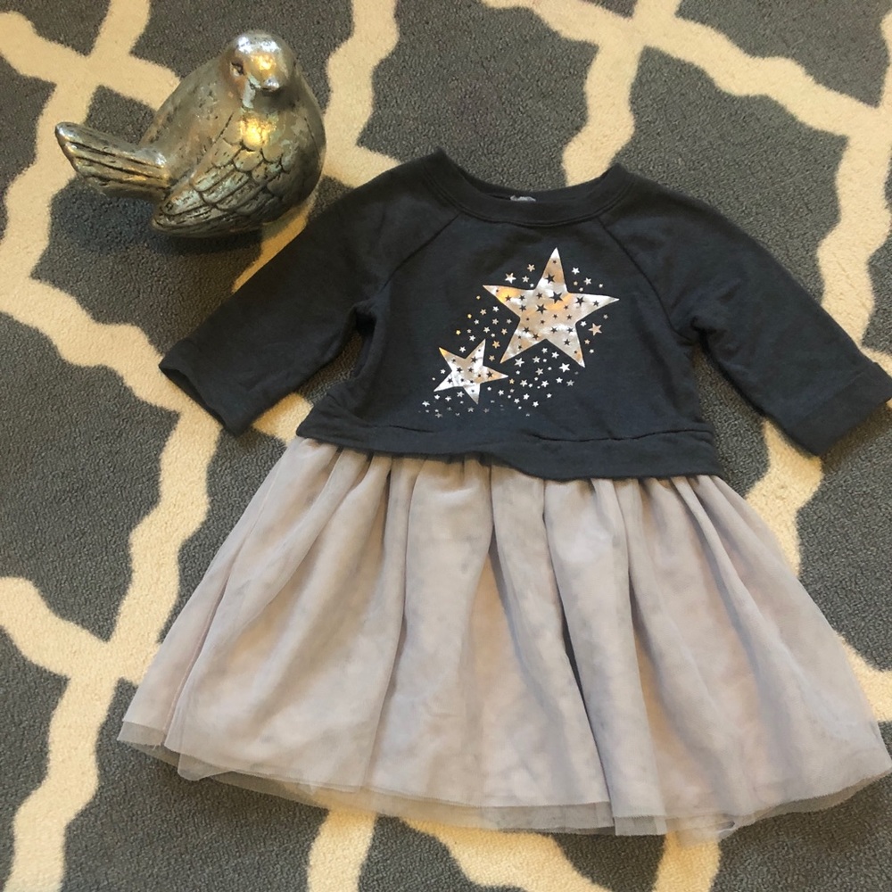 Christmas Dress w/Stars-Toddler
